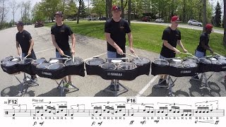 2016 Cadets Tenors - LEARN THE MUSIC to "Villa Borghese"