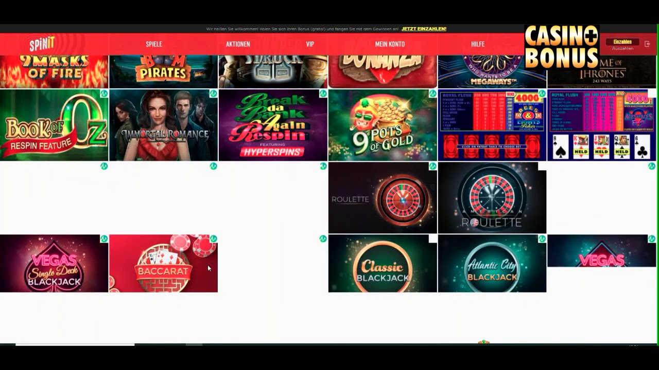 Casino Test - Spinit Casino - YouTube
