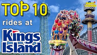 Top 10 Rides at Kings Island - Roller Coasters & More!