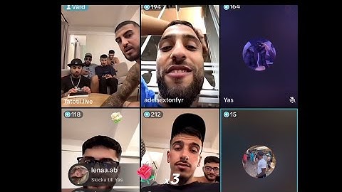 Adel Tatotii Ghost Alby Vulkanen Yas & Raffe TikTok Live