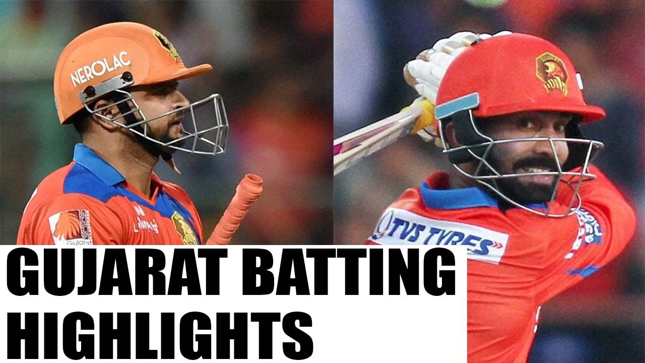 IPL 10 Gujarat batting highlights, Kolkata needs 184 to win