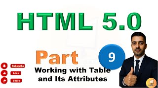 Famous HTML 5.0 part 9 (Working with Table and Table Attributes) Wealth
