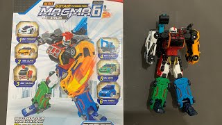 Transform Toys Carbot Combine Cars Tobot Mini Athlon Magma 6 | Mainan Kalasan