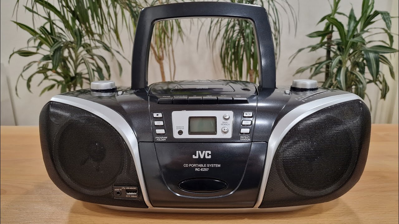 JVC RC EZ57 Boombox - YouTube