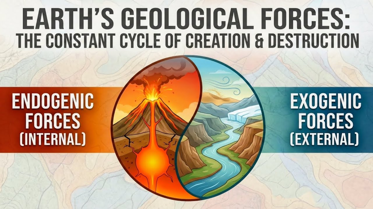 Endogenic and Exogenic Forces | The Constant Cycle of Creation and Destruction | SSC MTS/GD