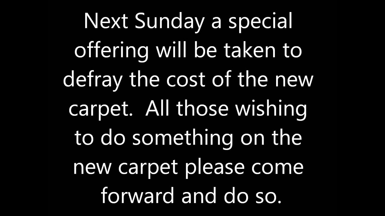 Church Bulletin Bloopers YouTube