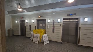 Famous Mod In Progress! Old MontgomeryKone/ New Cavinder Traction Elevators Wealth