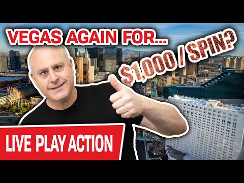 🔴 $1,000 PER SPIN Live In Las Vegas 💵 We’re DOING IT AGAIN!