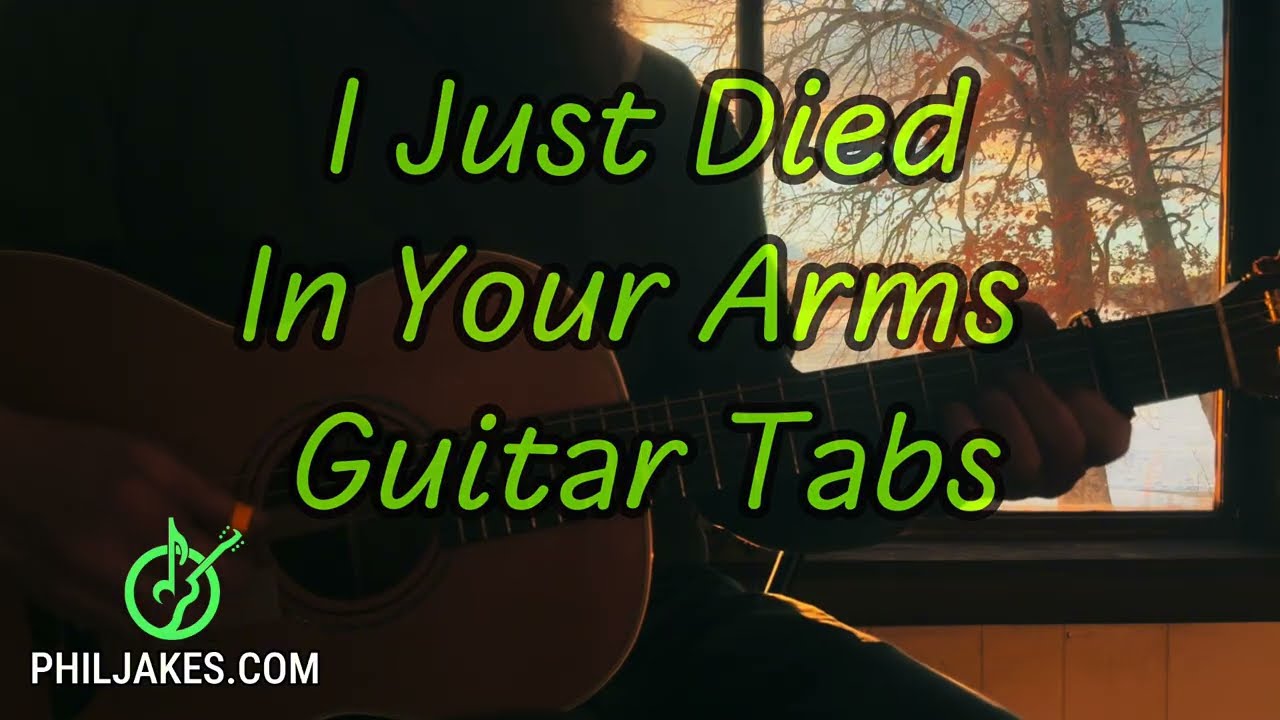 I Just Died In Your Arms Tonight Cutting Crew Fingerstyle TABS!!!