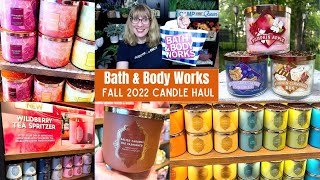 Bath \& Body Works FALL 2022 CANDLE HAUL