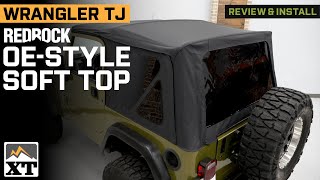 Jeep Wrangler TJ RedRock OE-Style Replacement Soft Top Review & Install screenshot 5