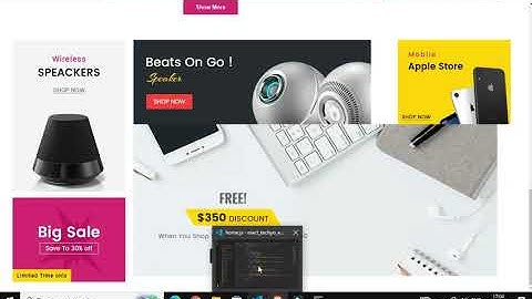E-commerce website using React JS part 3 | react ecommerce website | #reactjs #ecommerce #website