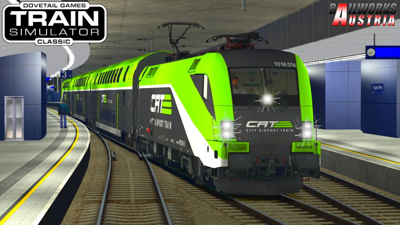 CAT (Zug Nr. 9060) nach Wien Mitte / City Airport Train / RWA Nordbahn 3 / Train Simulator Classic