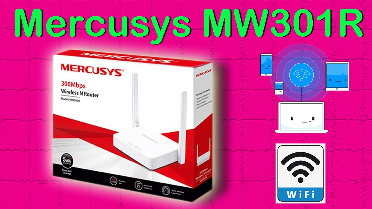 Mercusys Mw301r Wireless N Router Youtube