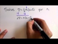 Transforming Formulas Quiz