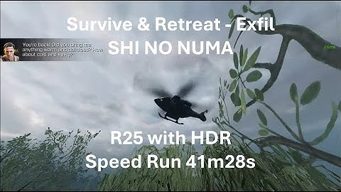R25 with HDR Speed Time 41m28s 🤩Solo Speed Run Clasic Endles S&R - Exfil in SHI NO NUMA🤩