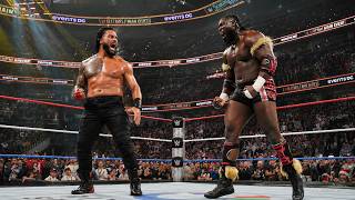 Roman Reigns Interrumpts Oba Femi Wwe The Otc Roman Reigns Attack Oba Femi And Destroyed Him