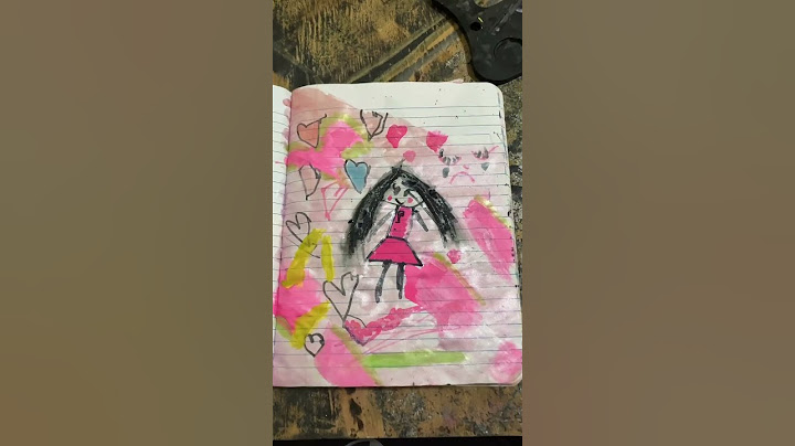 Shimmer Doll by: My daughter and I. #notebook #family #art #artist #creative #creator