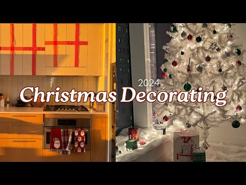 Decorating Our Apartment for Christmas/Decor Haul 2024 | Selena Cordero