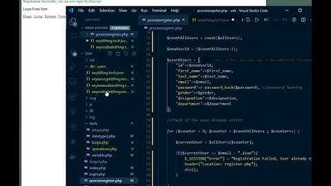 PHP Intro - Building Authentication System - 16 - Password Encryption