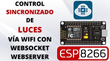✅ Control SINCRONIZADO de LUCES con Aplicación Web  con NodeMCU ESP8266 WebSocket WebServer