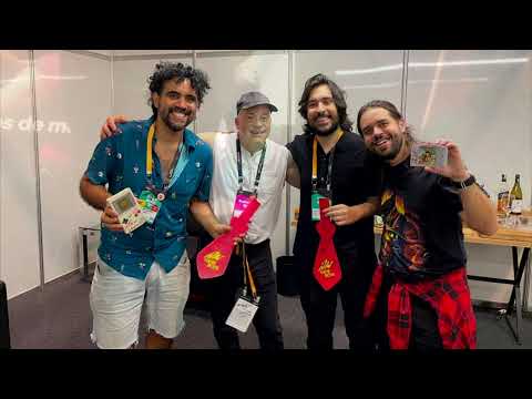 ​@David3Wise e a Banda @OsGameboys Assinaram meu Game Boy Classic DMG !! - Gamescom Latam 2026