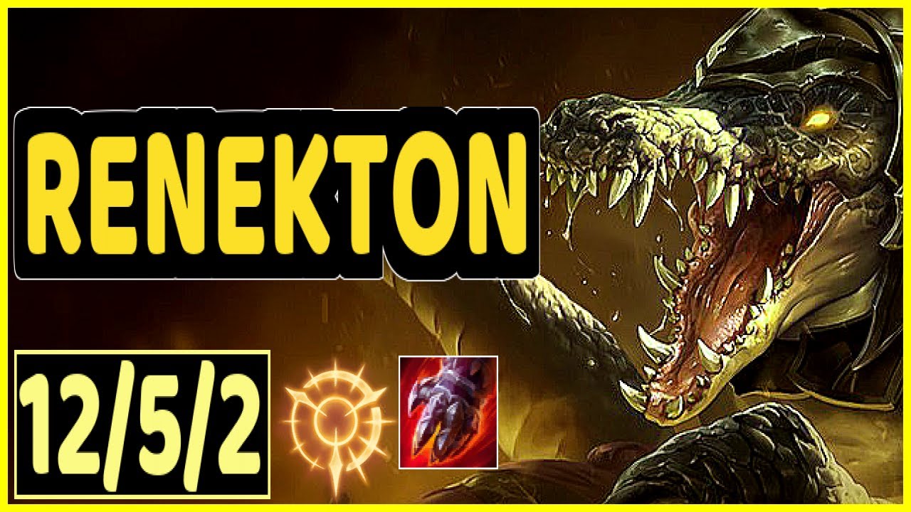 RENEKTON VS VAYNE - 12/5/2 KDA TOP GAMEPLAY EMERALD II