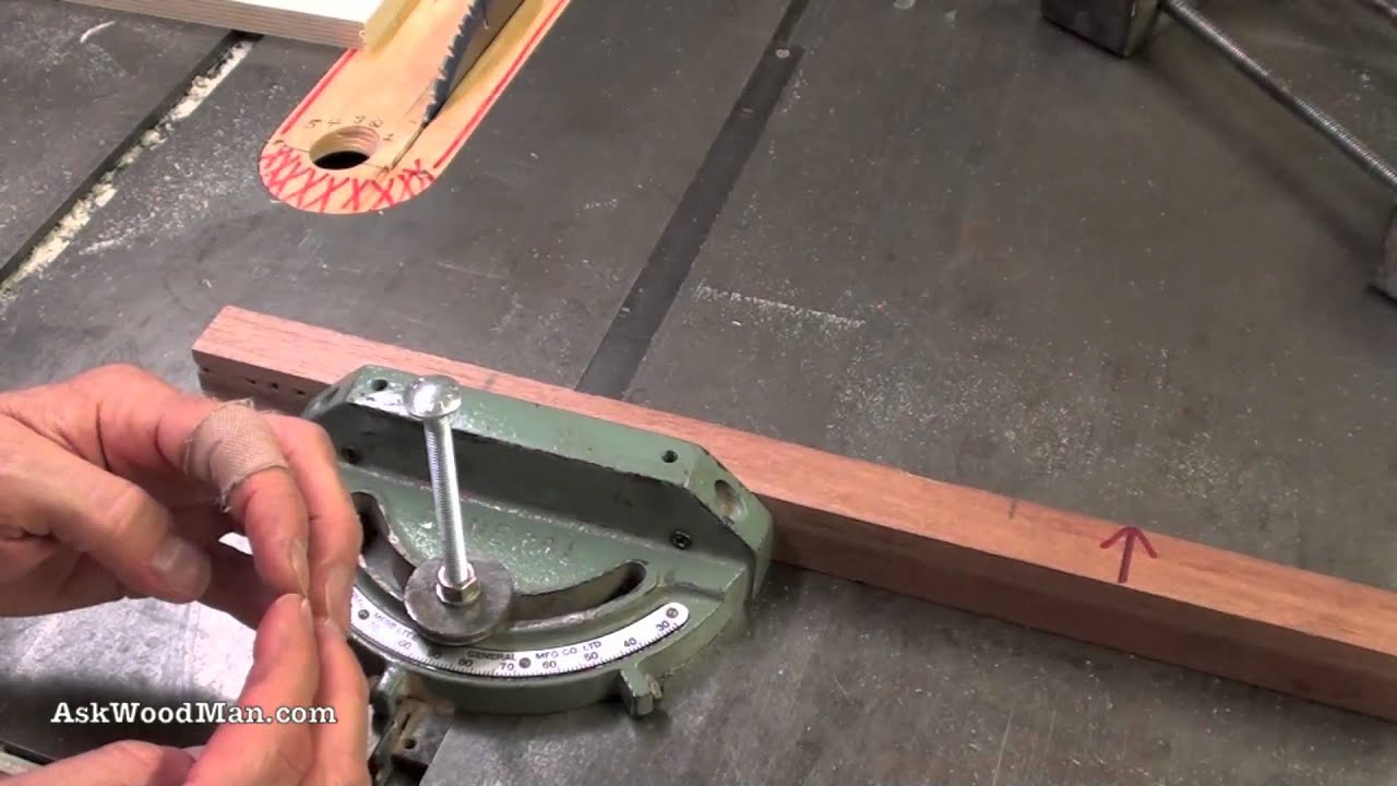 Table Saw Tip #5: How To Adjust Table Saw Miter Gauge To Remove Play