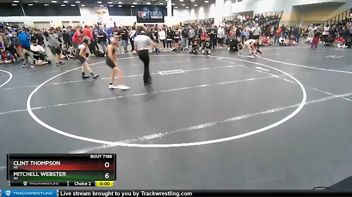 82 Lbs Cons. Round 1 - Clint Thompson, NE Vs Mitch...
