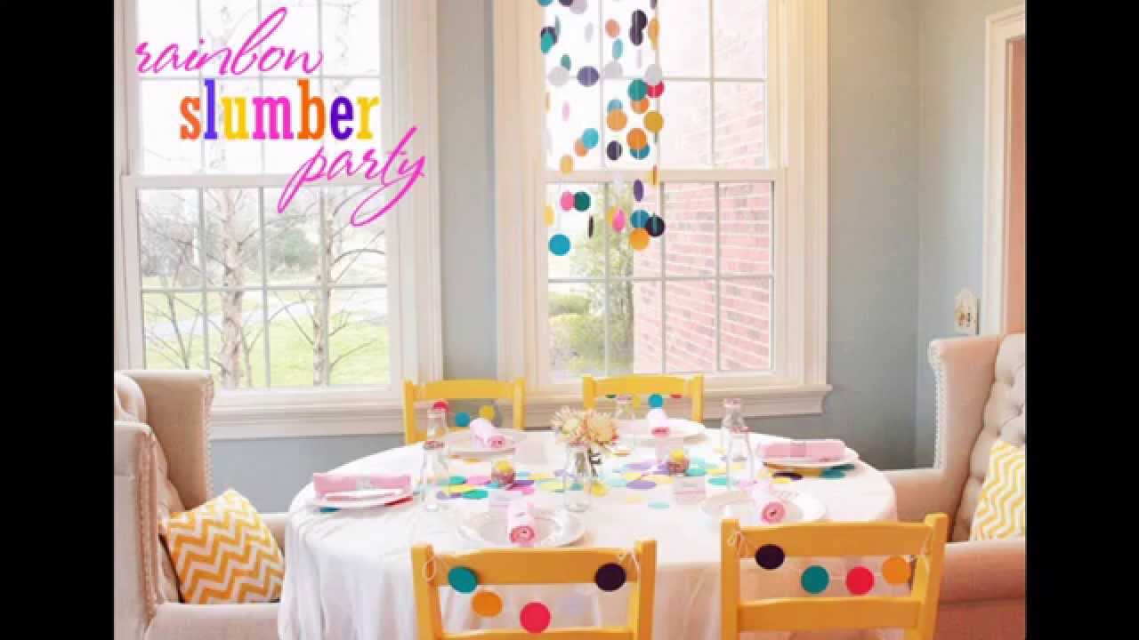 Slumber Party Themes Decorating Ideas Youtube