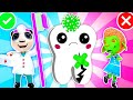 Doctor Panda will Save Your Teeth Kids | Cartoon for Kids + Short Stories | Dolly and Friends 3D