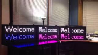 eZtak.com - LED Scrolling Sign / Progarmmable Display FULL Color -1 screenshot 3
