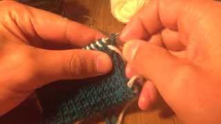 A Sockmatician Tutorial  OneNeedle Kitchener BindOff for DoubleKnitting