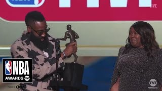 James Harden | Kia Most Valuable Player Award Winner | 2018 NBA Awards