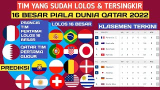 Daftar Tim Yang Sudah Lolos dan Gugur 16 Besar Piala Dunia 2022