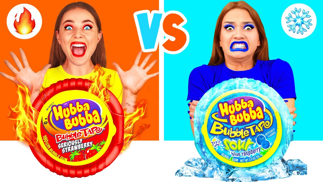 Hot vs Cold Food Challenge | Epic Food Battle by BaRaFun Challenge