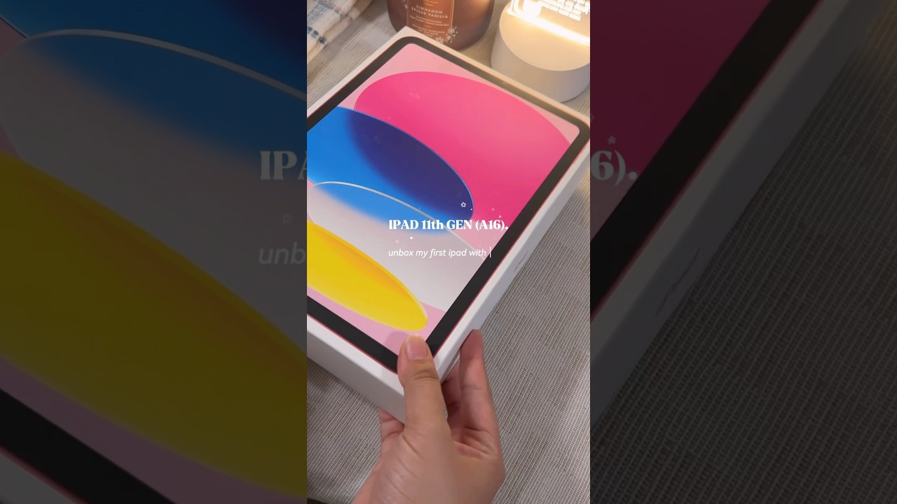 iPad (A16) Pink 256GB Unboxing & First Look 💗