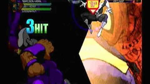 MvC2: Spiderman 4 hit 100% vs Akuma (1 meter)