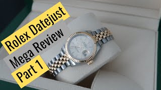 Rolex Datejust Mega Review Part 1 - Rolex  Datejust 28 279173 In-Depth review - For the Ladies