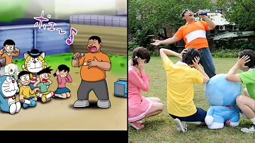 Doraemon characters in real life