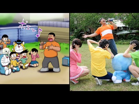 Doraemon characters in real life