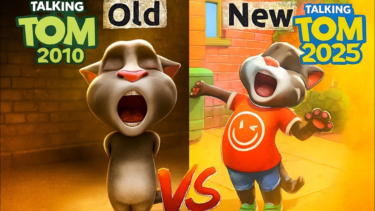 Talking Tom 2010 vs 2025 — The Glow Up Is Crazy! subscribe, like, comment✅️ 