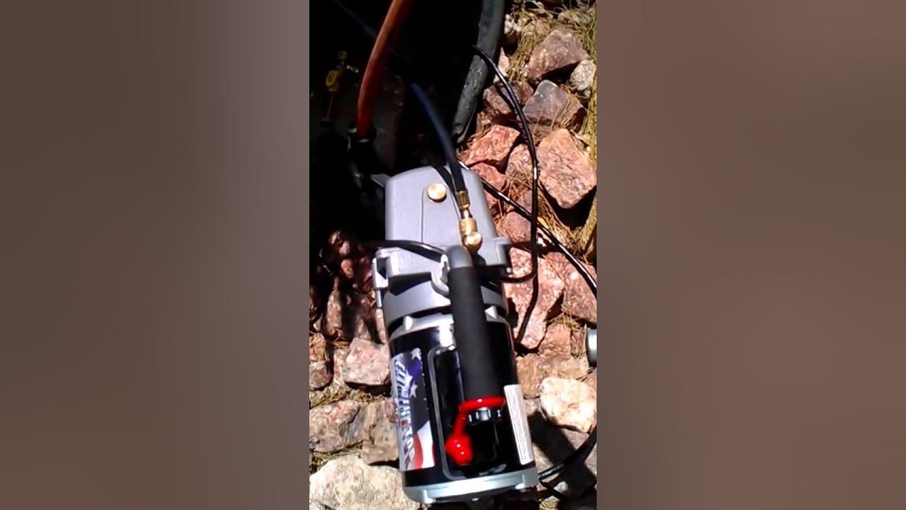 Pulling Vacuum on Condenser HVAC YouTube