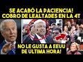 NO LO VAS A CREER! SE ACABÓ PACIENCIA DE AMLO! HORA DE COBRAR DE LEALTADES EN LA 4T. MEXICO NOTICIA