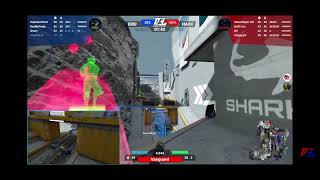 Hyper Dash Launchpad HAXX on red Vanguards rocket highlights with the pre checkpoint hold to finish