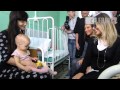 Ornella Muti visits Morozov Children's Hospital in Moscow, 05.12.2014