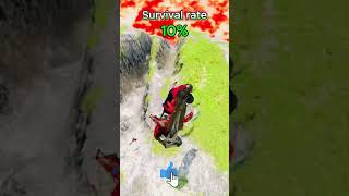 Cars vs Giant Lava Pit – BeamNG.drive 01 #beamng #shorts #beamngdrive #car #usa #viral #india
