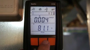 Testo 310 Combustion Analyzer - Demo