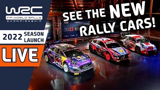 LIVE 2022 World Rally Championship Season Launch - World Premiere of the new Hybrid WRC Rally Cars