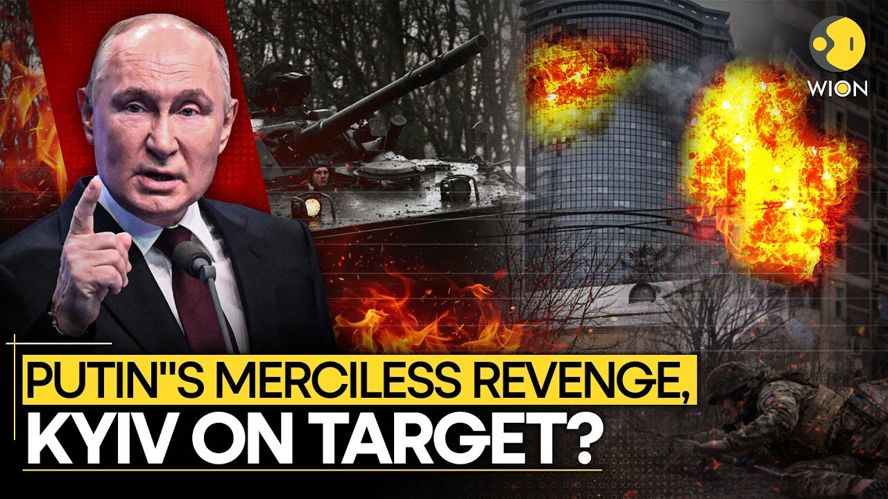 Russia-Ukraine War: Massive Drone Attack As Putin Vows Merciless Revenge For Kyiv Strike | WION LIVE Russia-Ukraine War: Massive Drone Attack As Putin Vows Merciless Revenge For Kyiv Strike | WION LIVE